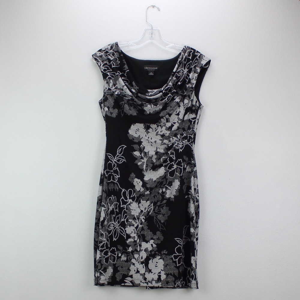 Connected Apparel Sleeveless Drape Neck